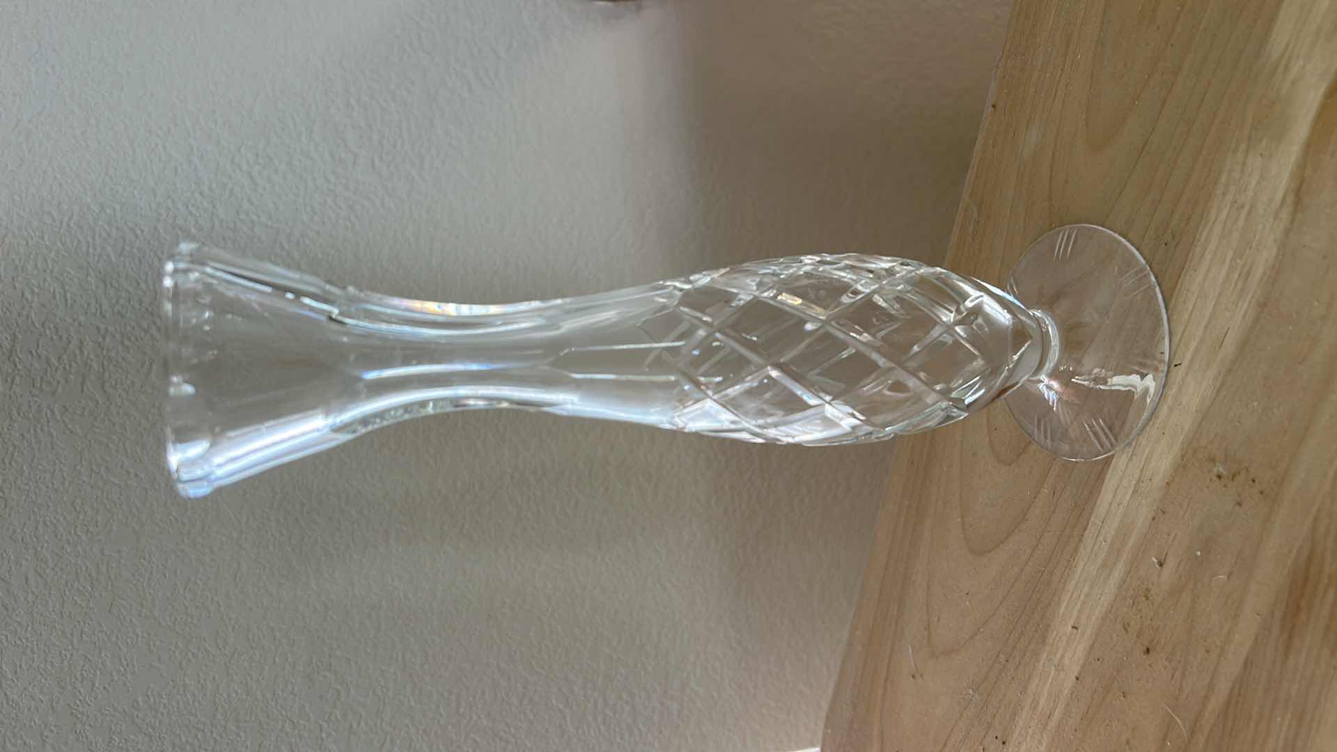 Photo 1 of 3  GLASS/CRYSTAL PIECES, (TALLEST H10”)