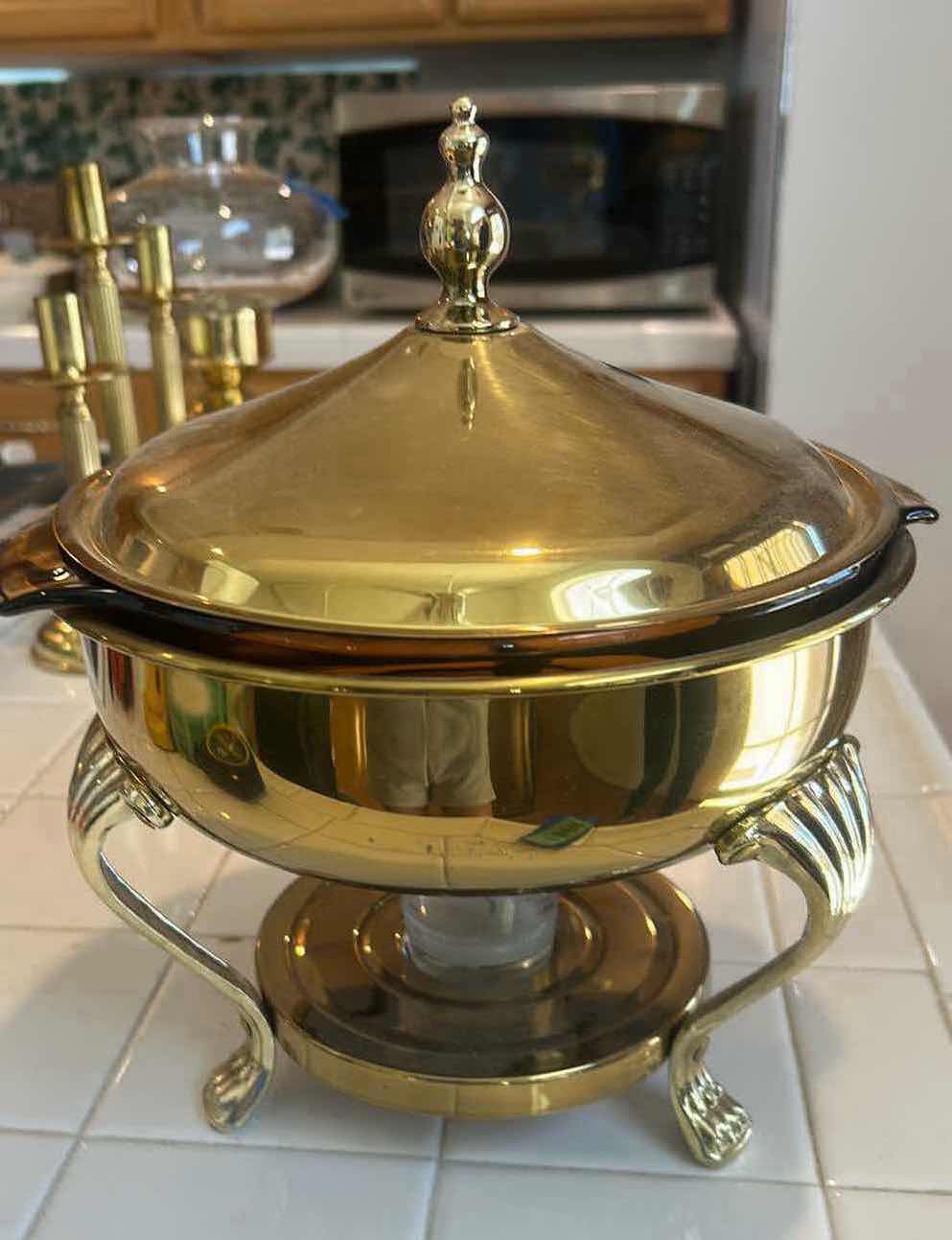 Photo 1 of BRASS FONDUE SET