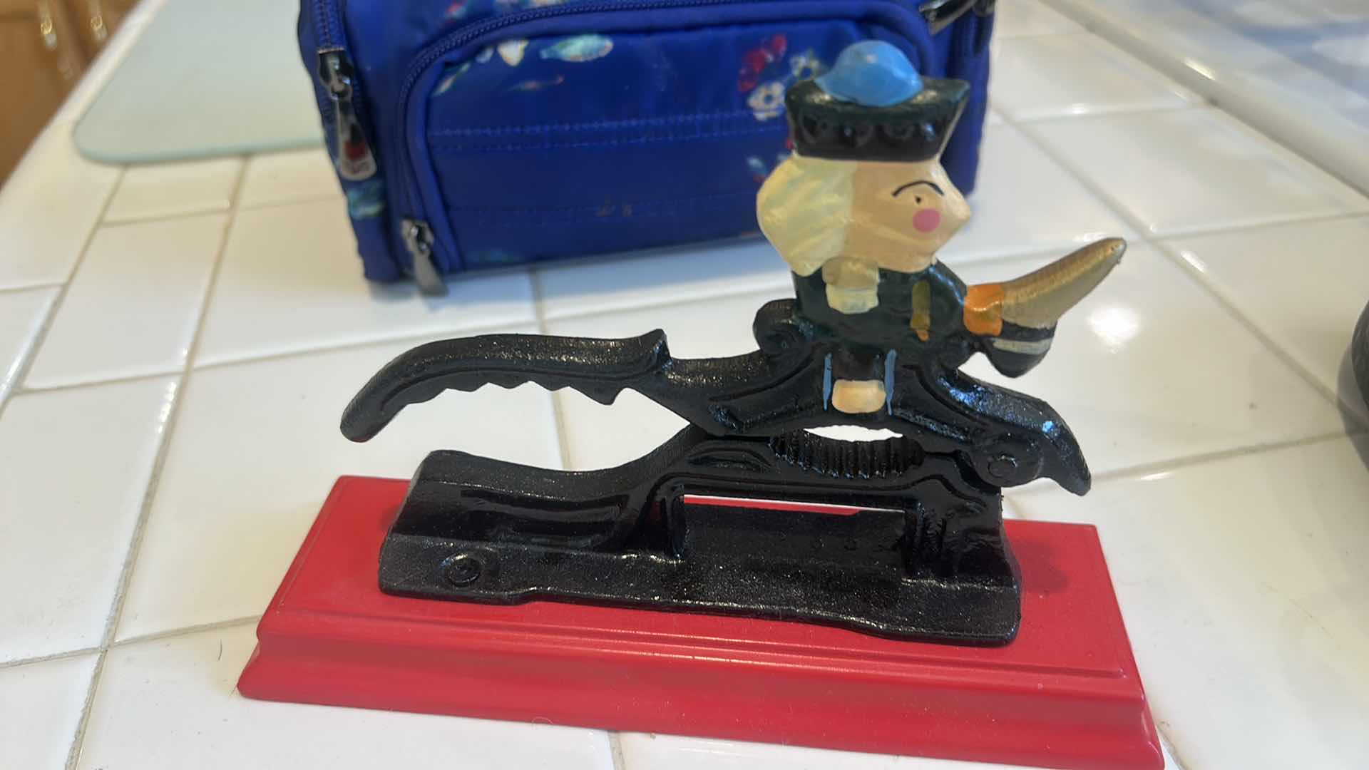 Photo 1 of 3 PC - TRINKET BOX, COSMETIC BAG, & NUTCRACKER