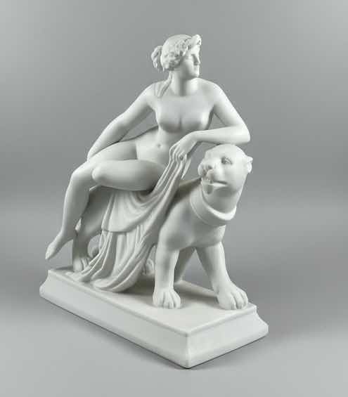 Photo 1 of PARIAN “ARIADNE AND THE PANTHER" SCULPTURE H10”