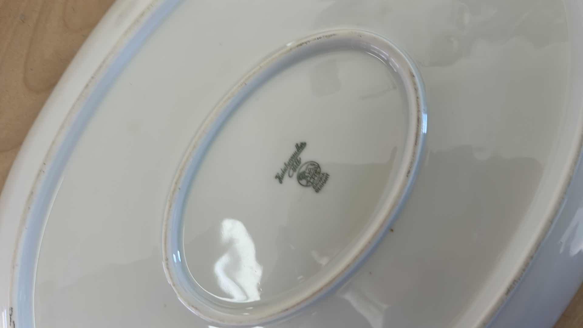 Photo 1 of ANTIQUE DECORATIVE PORCELAIN PLATE FROM BAVARIA “Hutschenreuther” 10” x 15”