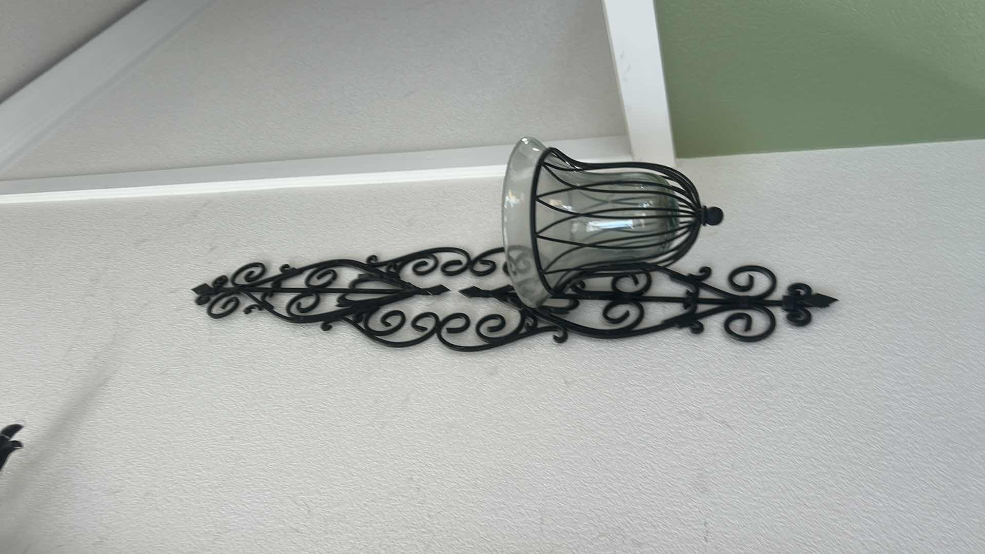 Photo 1 of METAL WALL SCONCE H43”