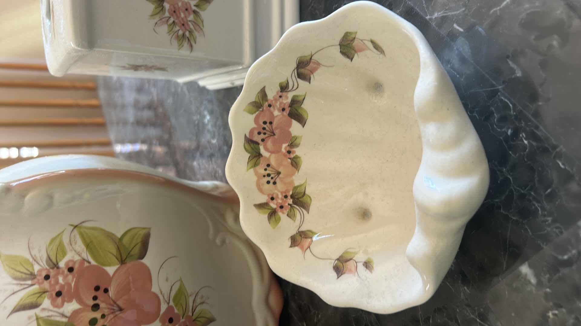 Photo 1 of HAND PAINTED PORCELAIN BY VEE JACKSON, CALIFORNIA, BATHROOM  ENSEMBLE