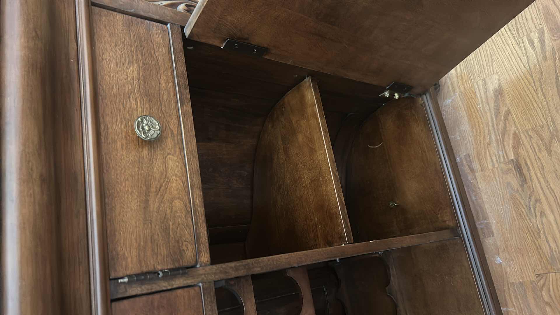 Photo 1 of PULASKI WOOD BAR WITH MARBLE TOP 6‘ x 25 1/2“ x H43“