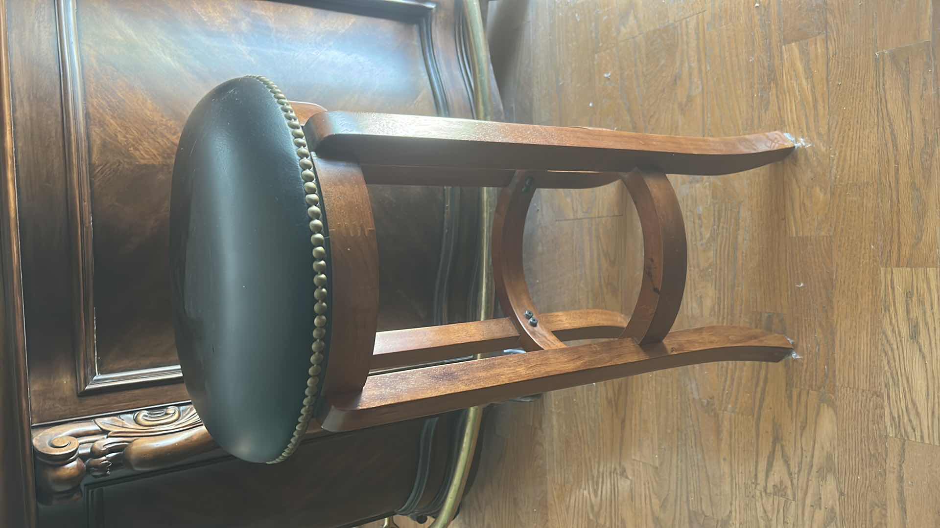 Photo 1 of CORDOVA MAHAGANY BAR STOOL H29”