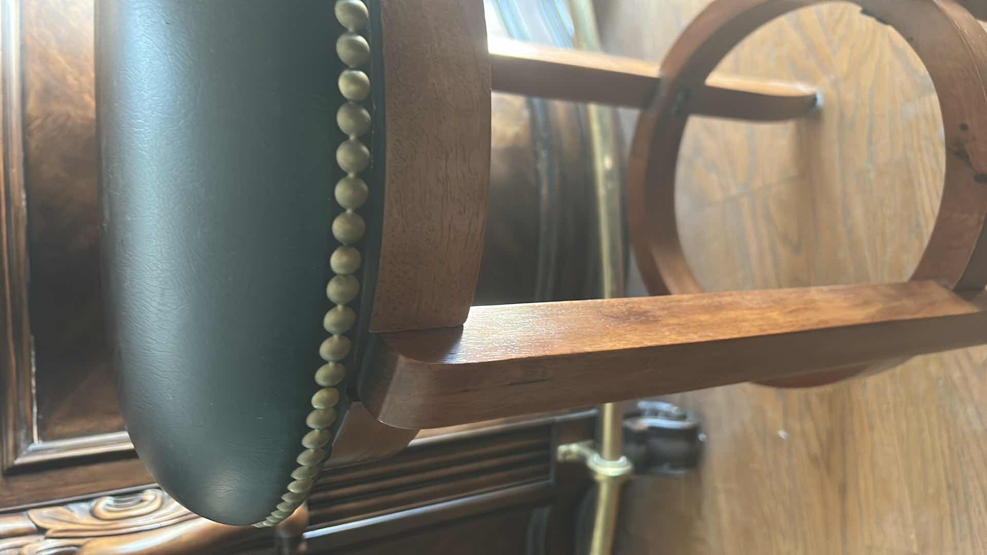 Photo 1 of CORDOVA MAHAGANY BAR STOOL H29”