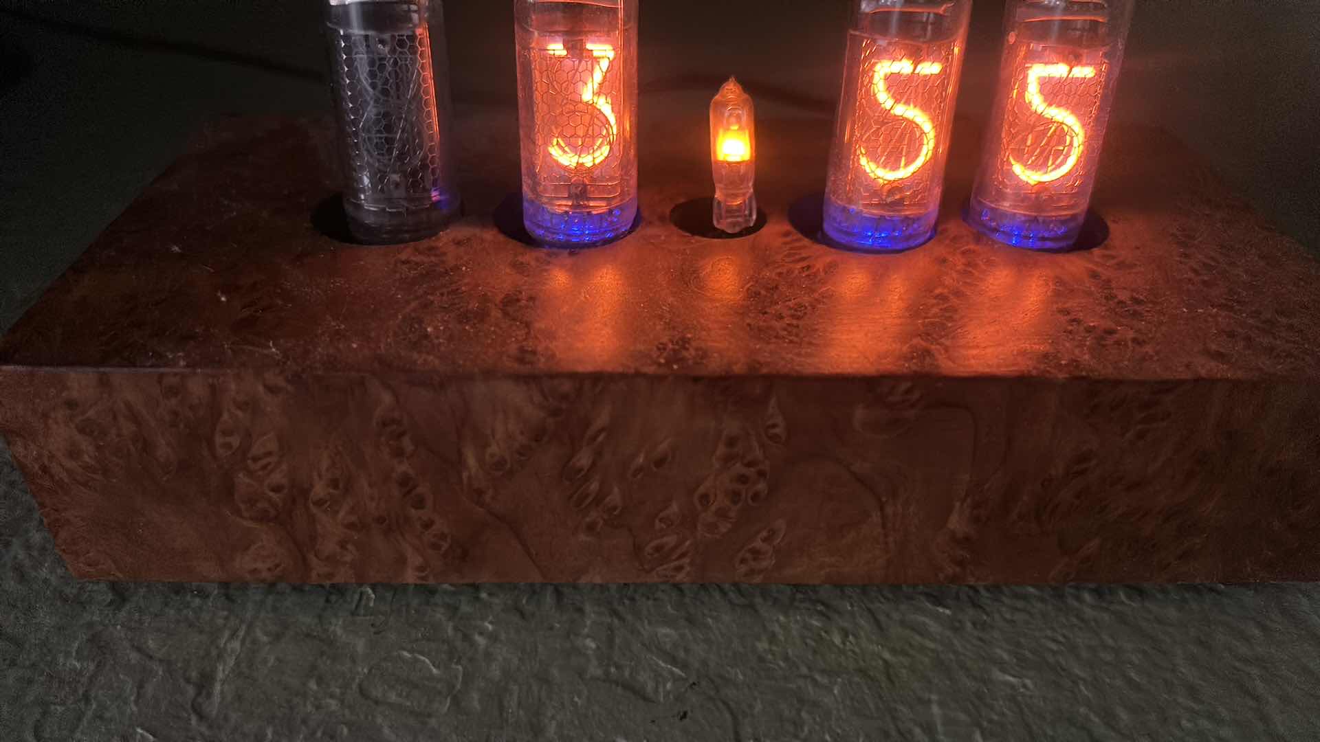 Photo 1 of NIXIE TUBE CLOCK 7 1/2” x H4”