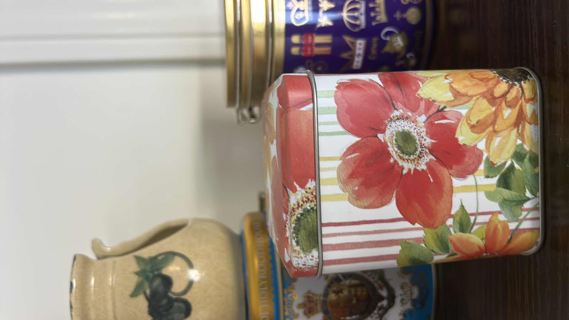Photo 1 of CHRISTMAS PLATTER, TINS AND CANDLE
