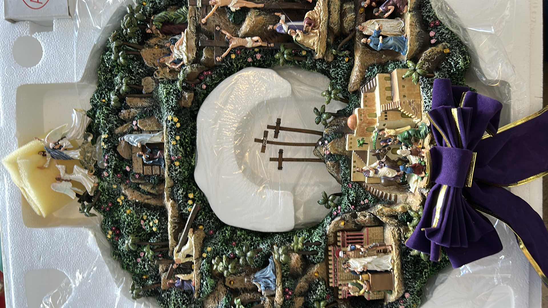 Photo 1 of THOMAS KINKADE FAITH WREATH WITH COA