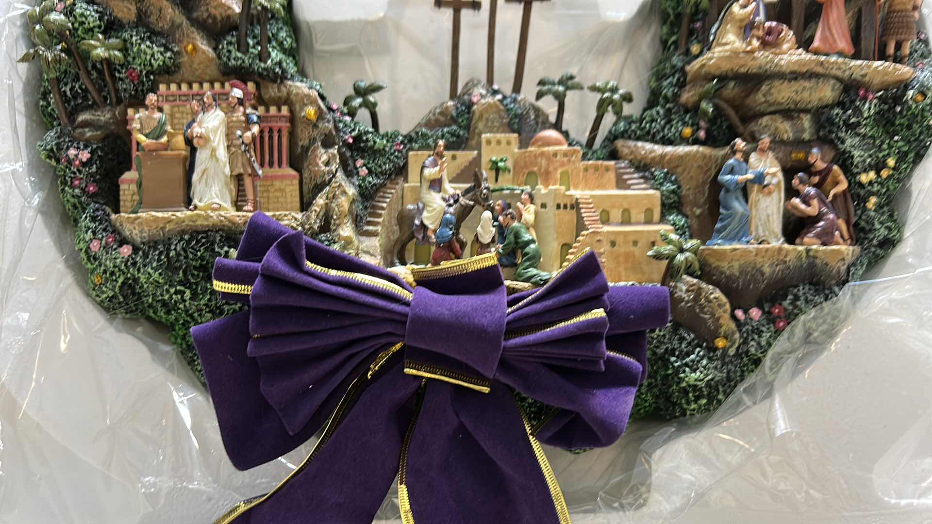 Photo 1 of THOMAS KINKADE FAITH WREATH WITH COA