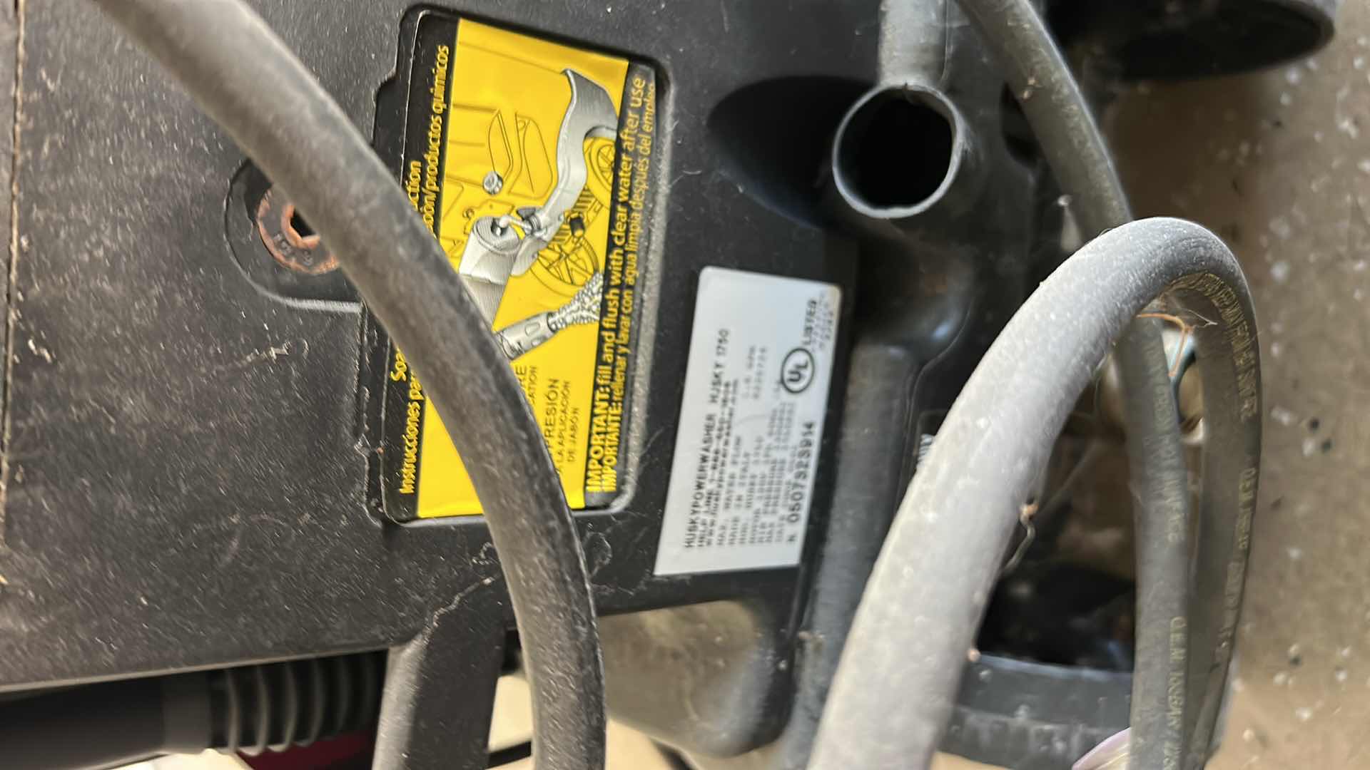 Photo 1 of HUSKY POWERWASHER