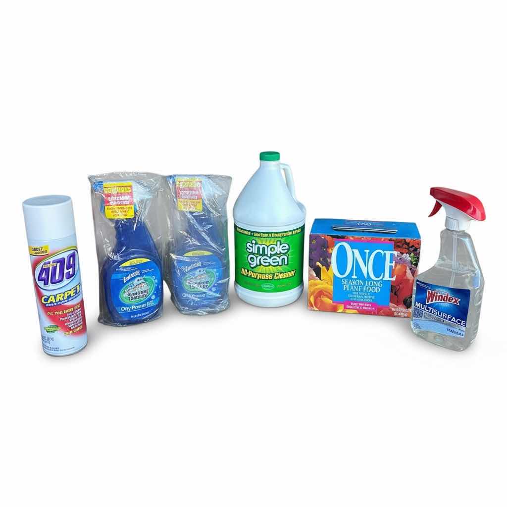 Photo 1 of CLEANING SUPPLIES AND FERTALIZER