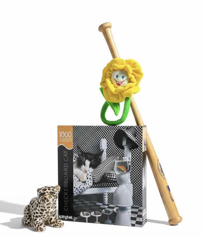 Photo 1 of PUZZLE, LOUISVILLE SLUGGER TEE BALL BAT AND MORE