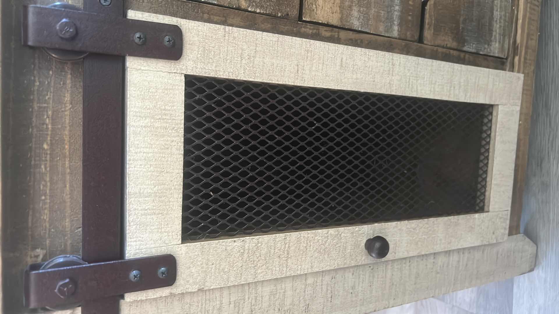 Photo 1 of ANTIQUE RUSTIC PINE END TABLE 23“ x 23“ x H26“