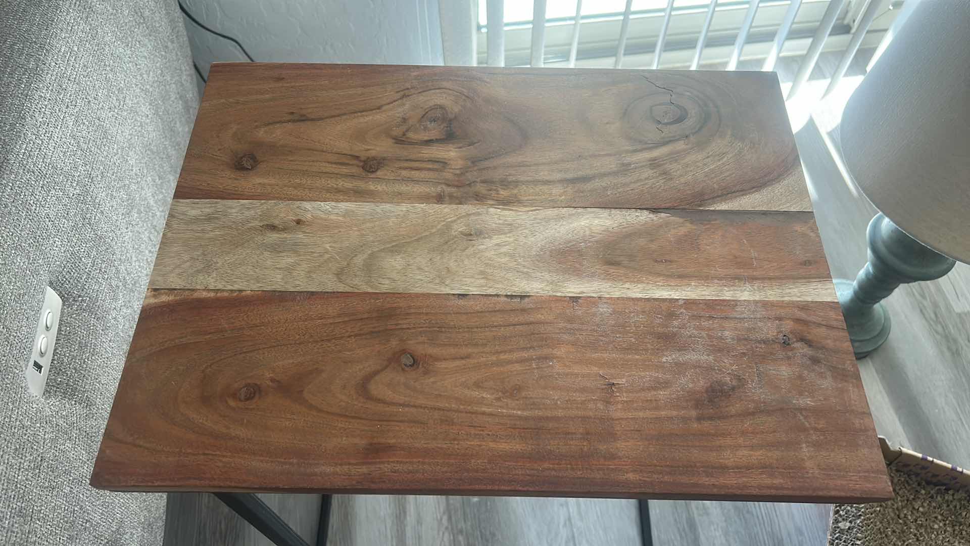 Photo 1 of C SHAPED ACCENT TABLE 14” x 19” x 26”