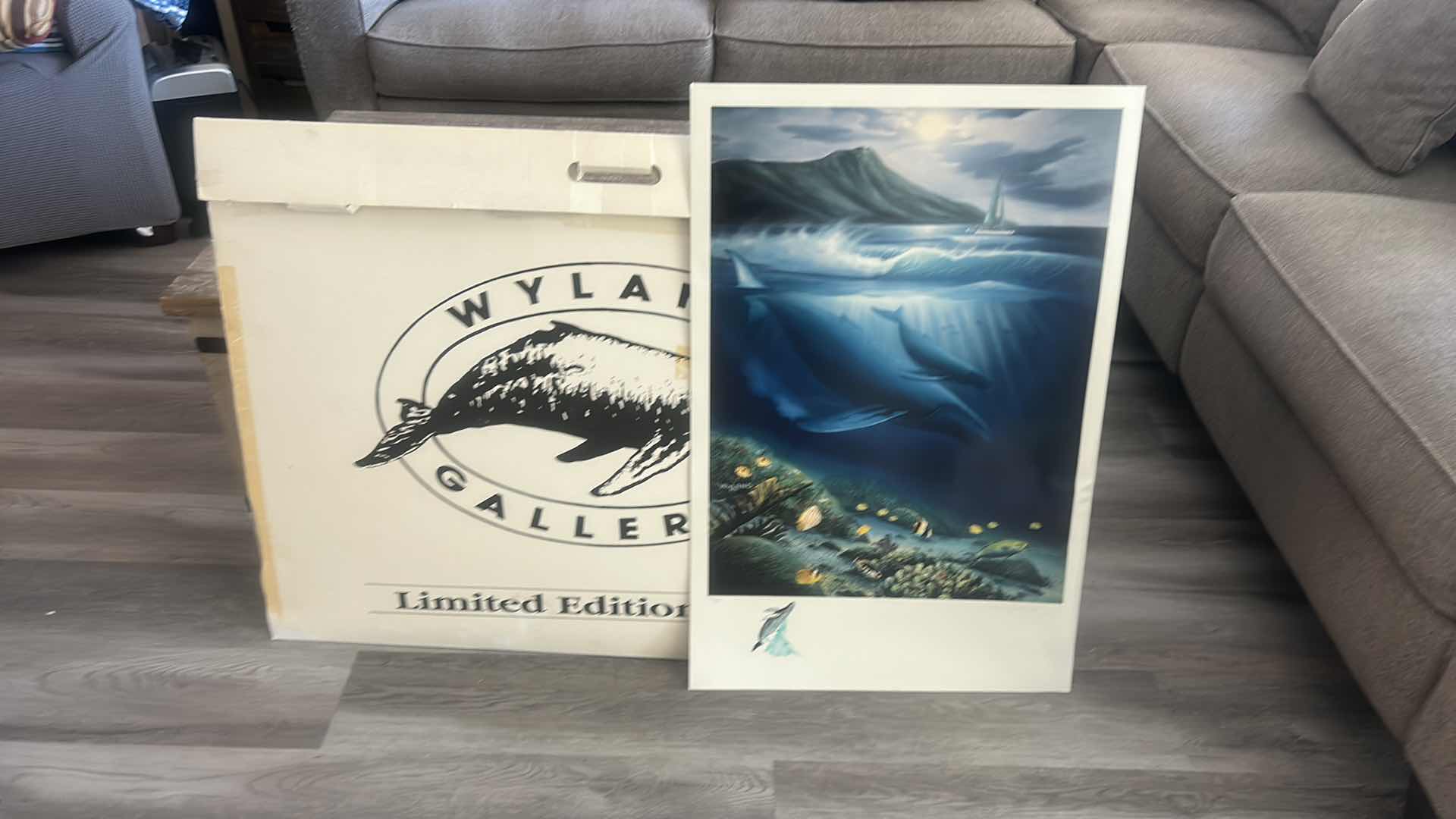 Photo 1 of NUMBERED, SIGNED, LIMITED EDITION ART PRINT TITLED “MAUI DAWN” BY THE ARTIST ROBERT WYLAND. 22 1/2” x H34”