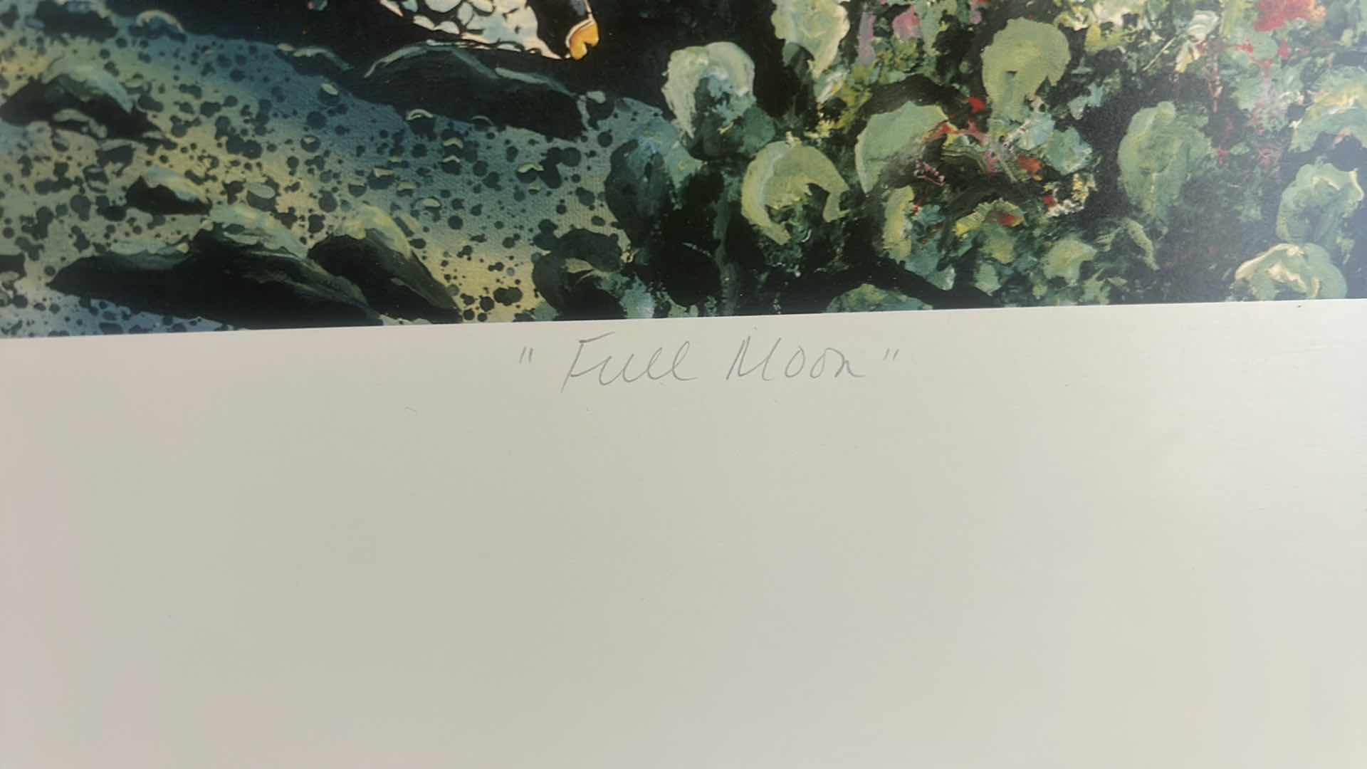 Photo 1 of NUMBERED, SIGNED, LIMITED EDITION ART PRINT TITLED “MAUI DAWN” BY THE ARTIST ROBERT WYLAND. 22 1/2” x H34”