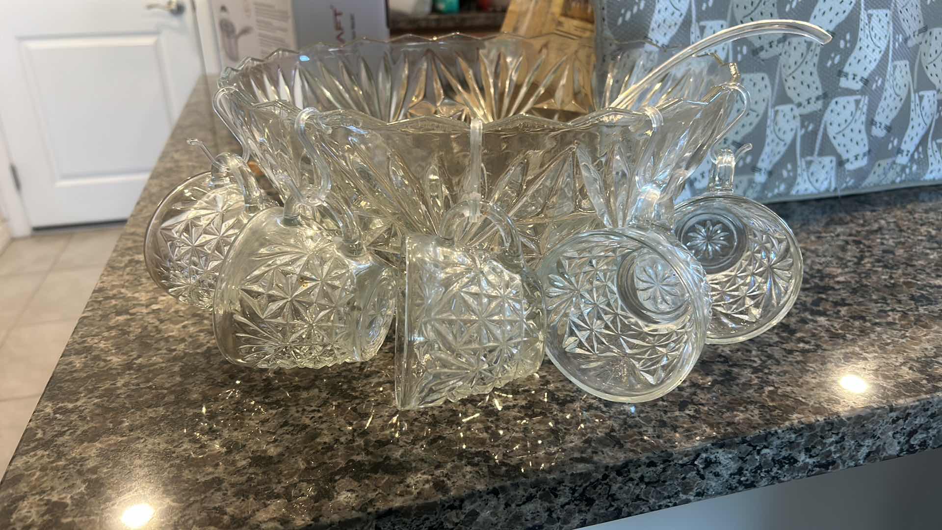Photo 1 of 17 PC VINTAGE PUNCH BOWL