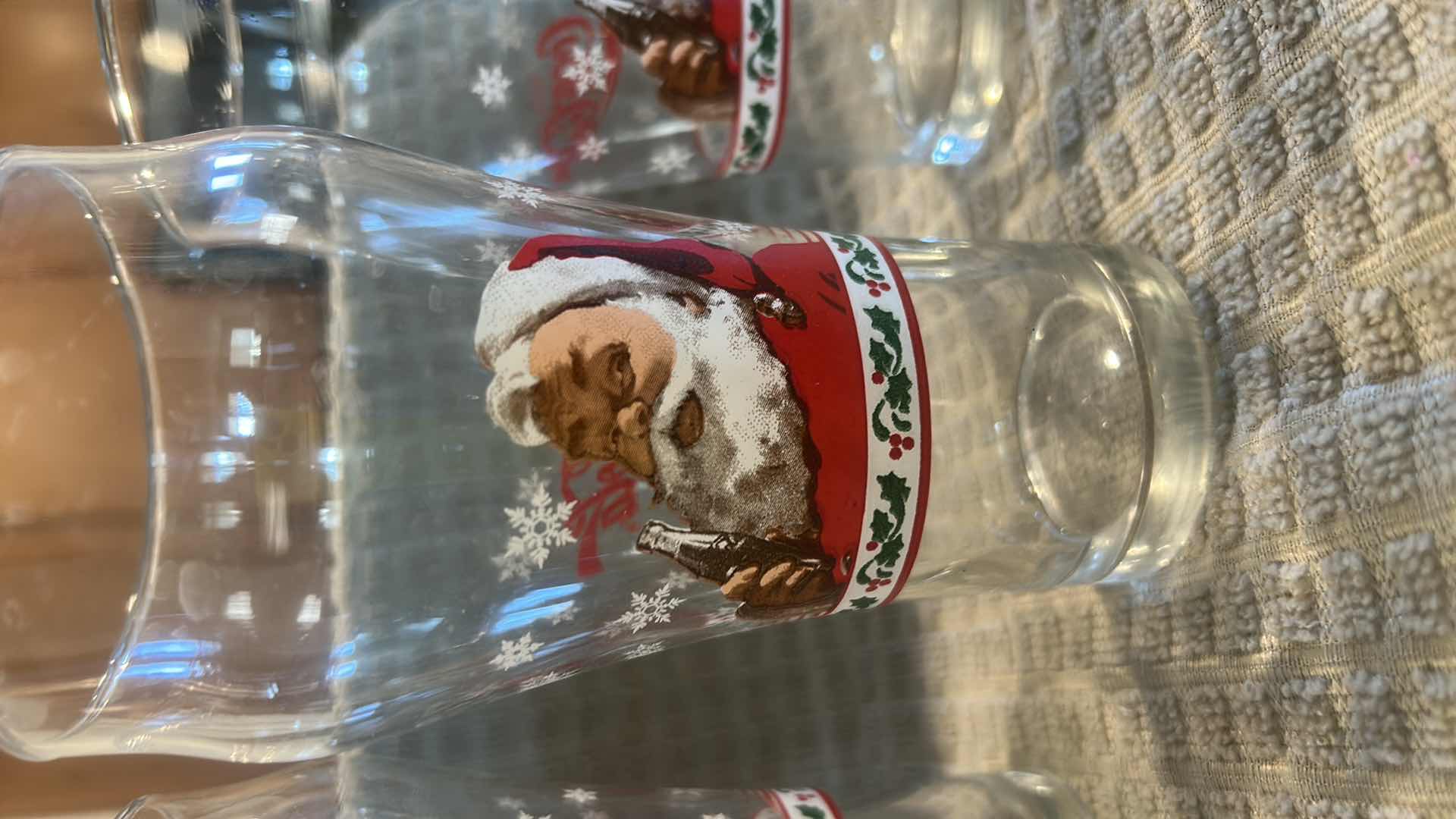 Photo 1 of 7 COCA COLA SANTA CLAUSE GLASSES