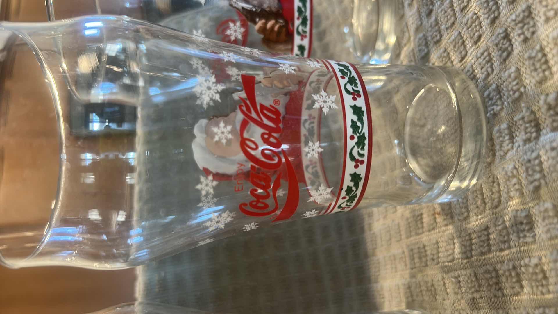 Photo 1 of 7 COCA COLA SANTA CLAUSE GLASSES