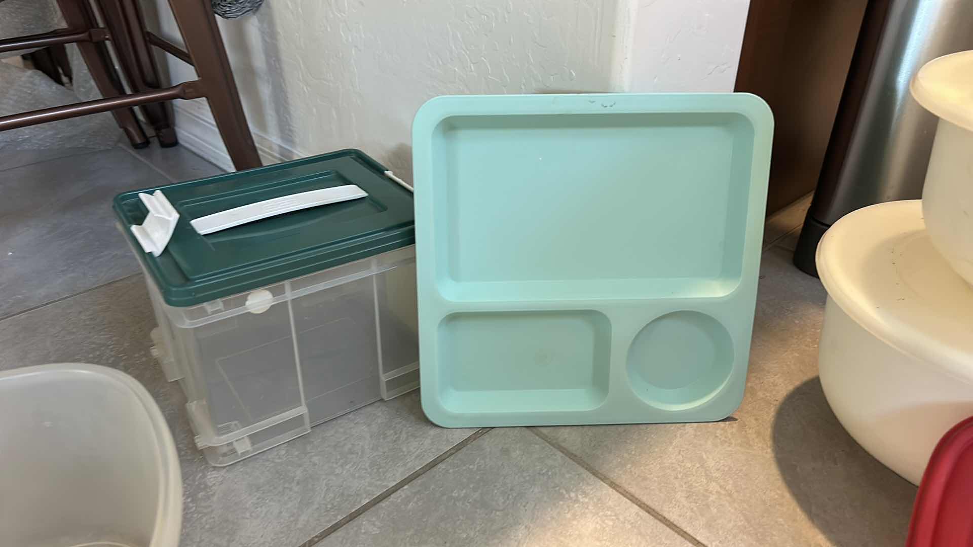 Photo 1 of KITCHEN ITEMS / PLASTIC STORAGE