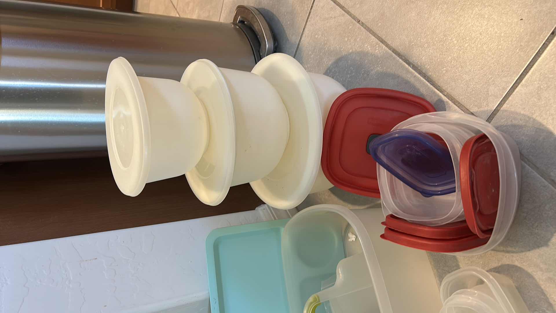 Photo 1 of KITCHEN ITEMS / PLASTIC STORAGE