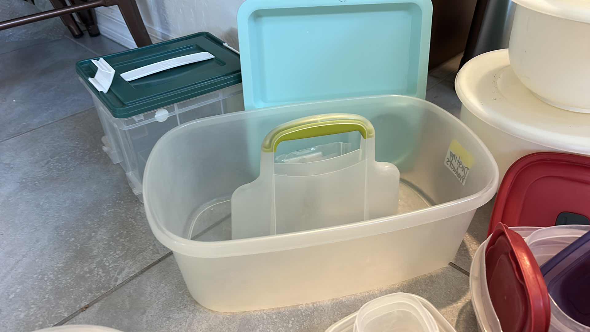 Photo 1 of KITCHEN ITEMS / PLASTIC STORAGE