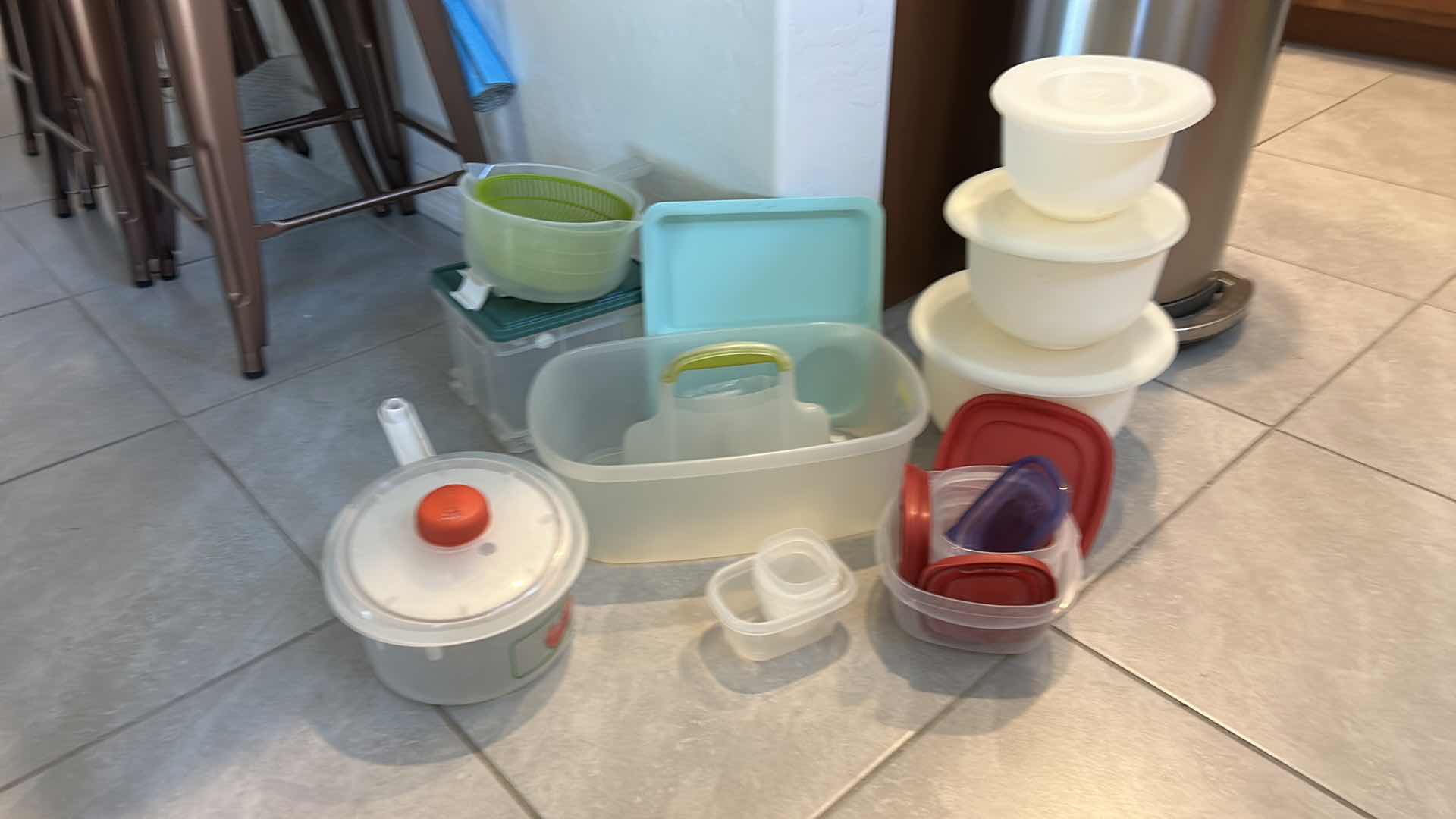 Photo 1 of KITCHEN ITEMS / PLASTIC STORAGE