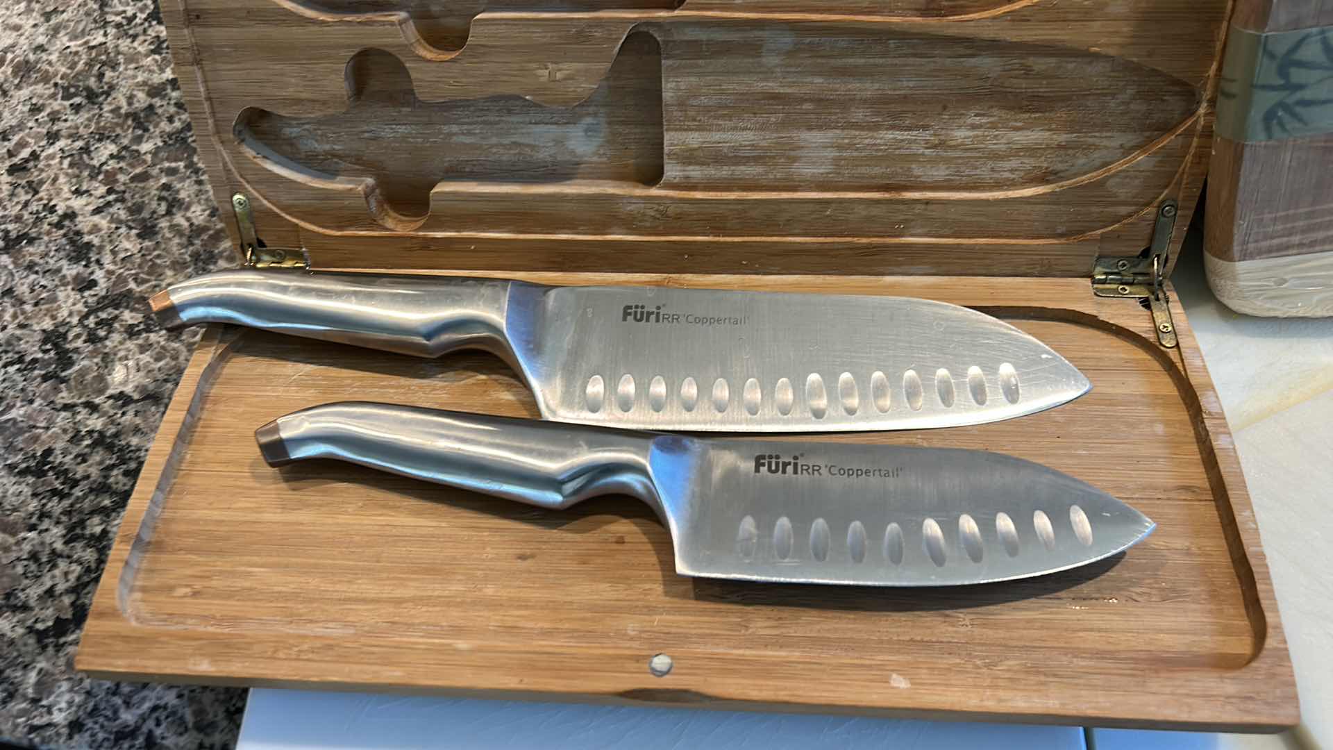 Photo 1 of CUTTING BOARDS AND KNIVES