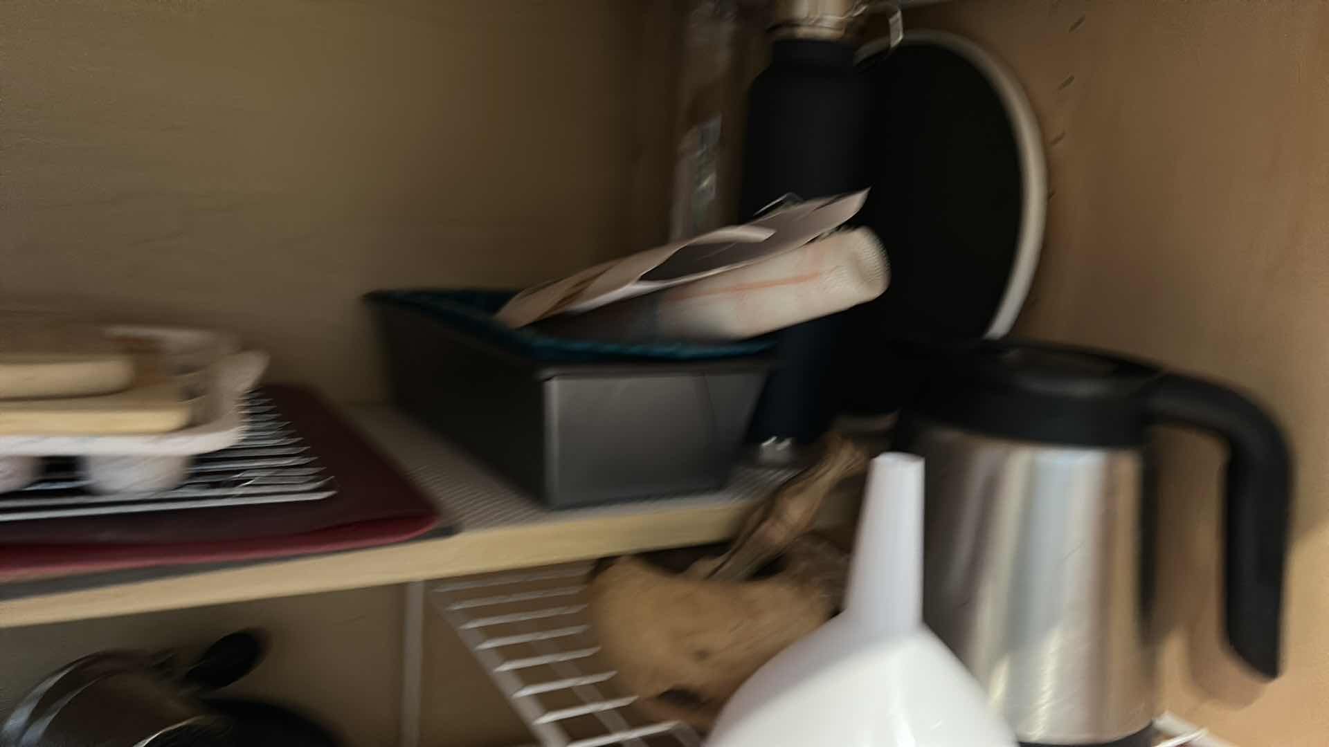 Photo 1 of CONTENTS OF TWO CABINETS IN KITCHEN