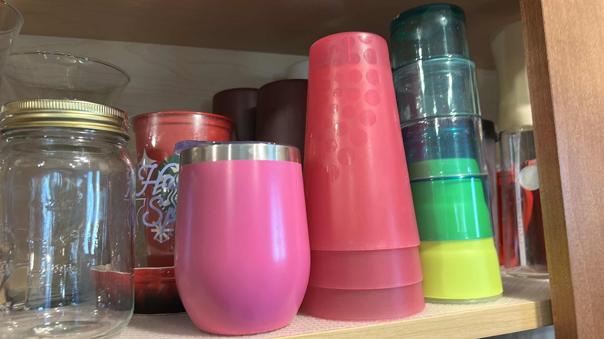 Photo 1 of CONTENTS ON TWO SHELVES IN KITCHEN