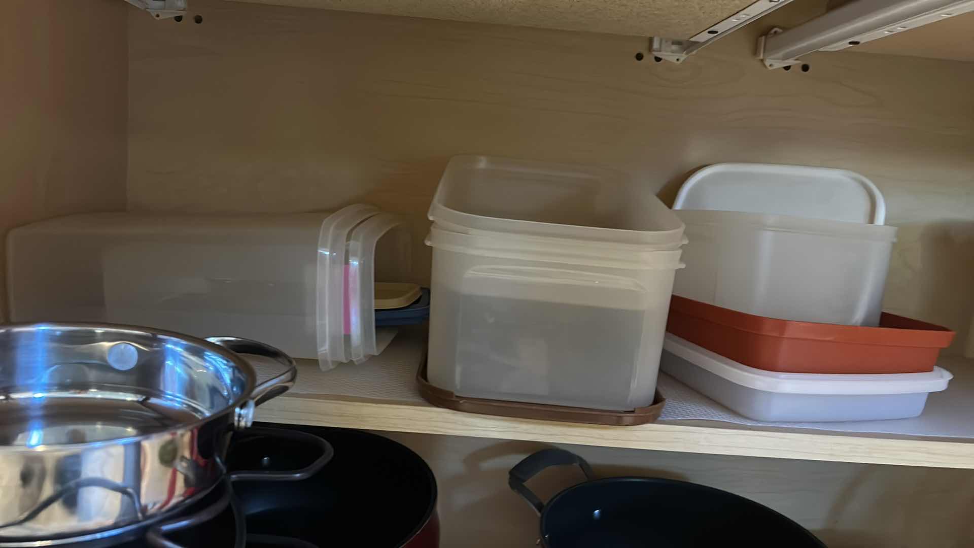 Photo 1 of CONTENTS OF TWO SHELVES IN KITCHEN