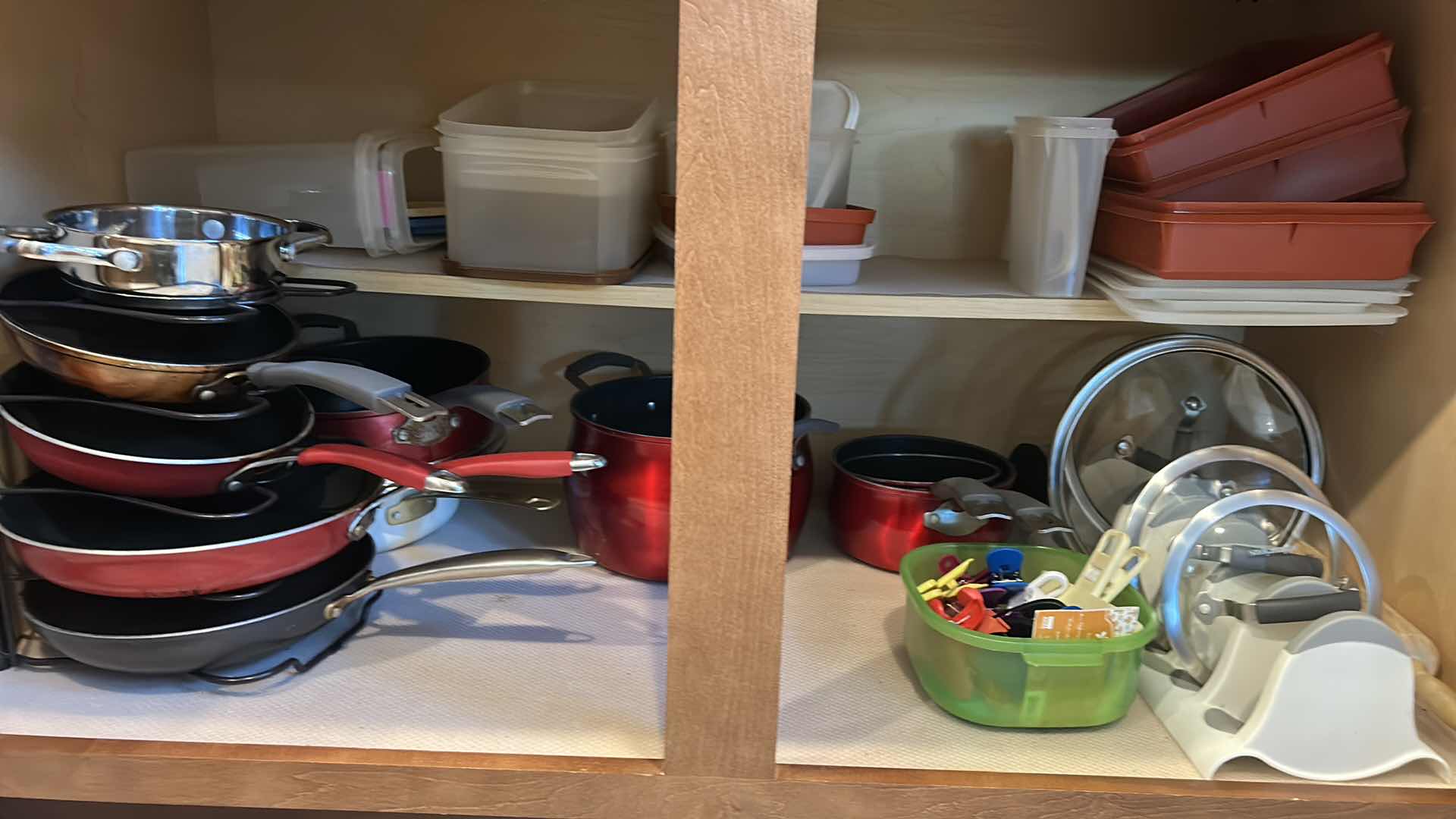 Photo 1 of CONTENTS OF TWO SHELVES IN KITCHEN