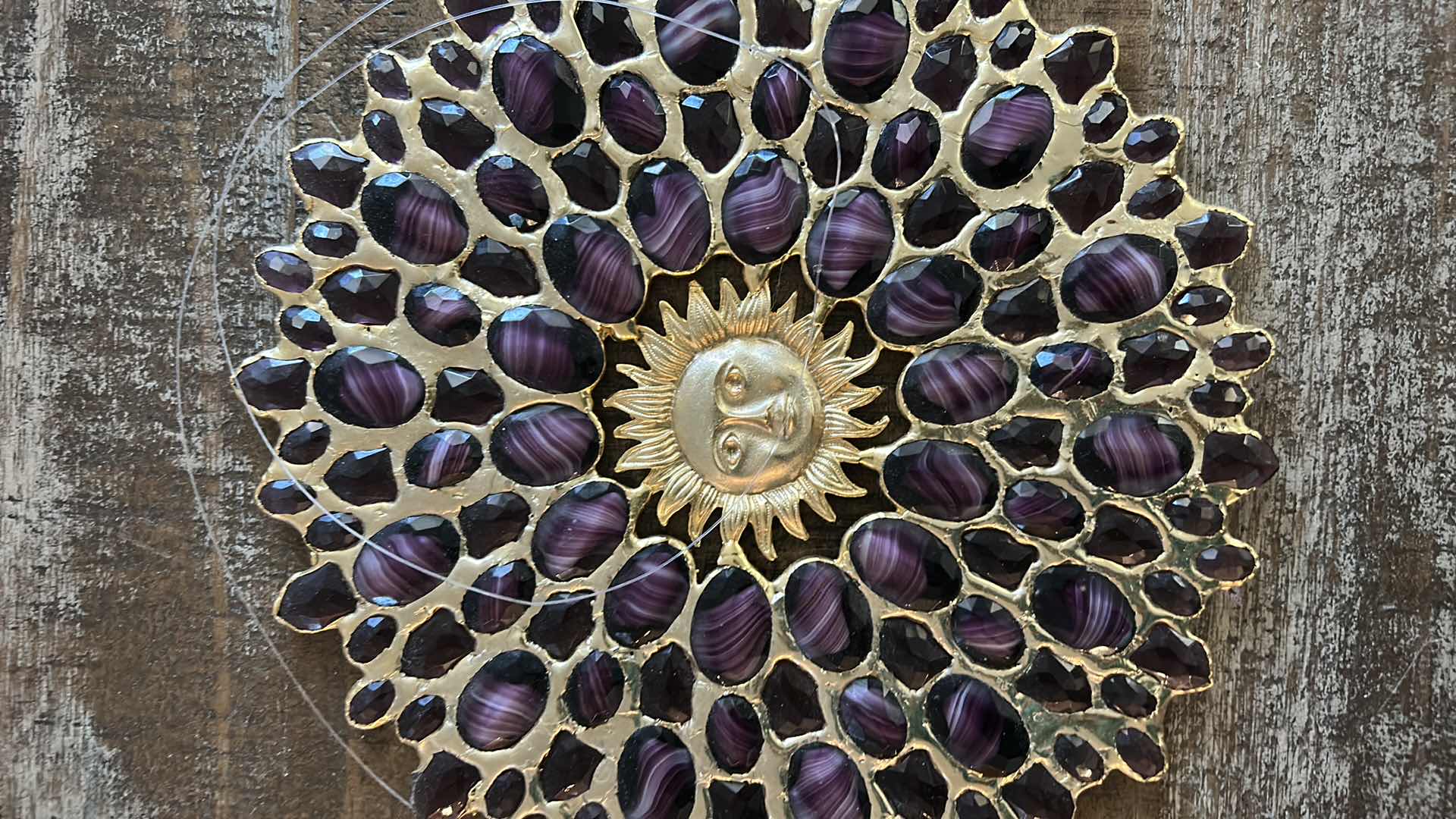 Photo 1 of HANGING METAL SUN SCULPTURE 8”