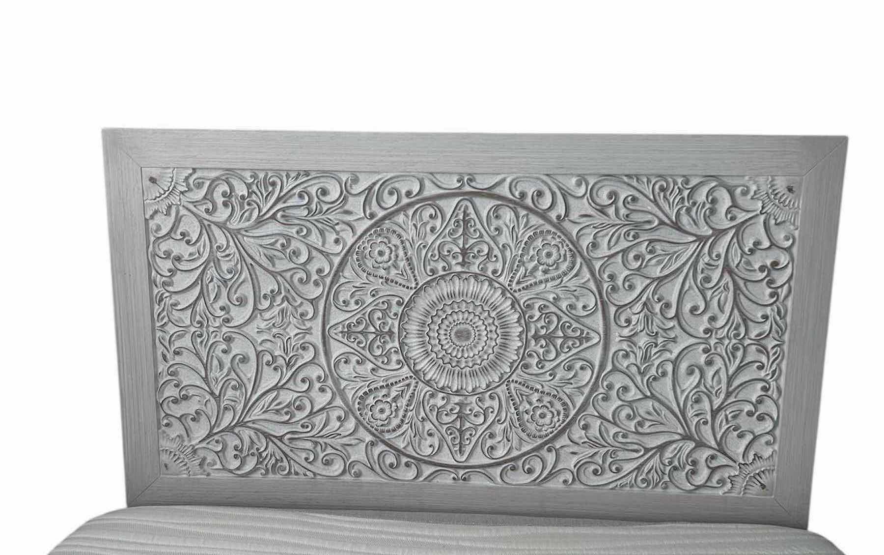 Photo 1 of ASHLEY PAXBERRY BOHO CHIC PANEL FULL HEADBOARD IN WHTEWASHED FINISH