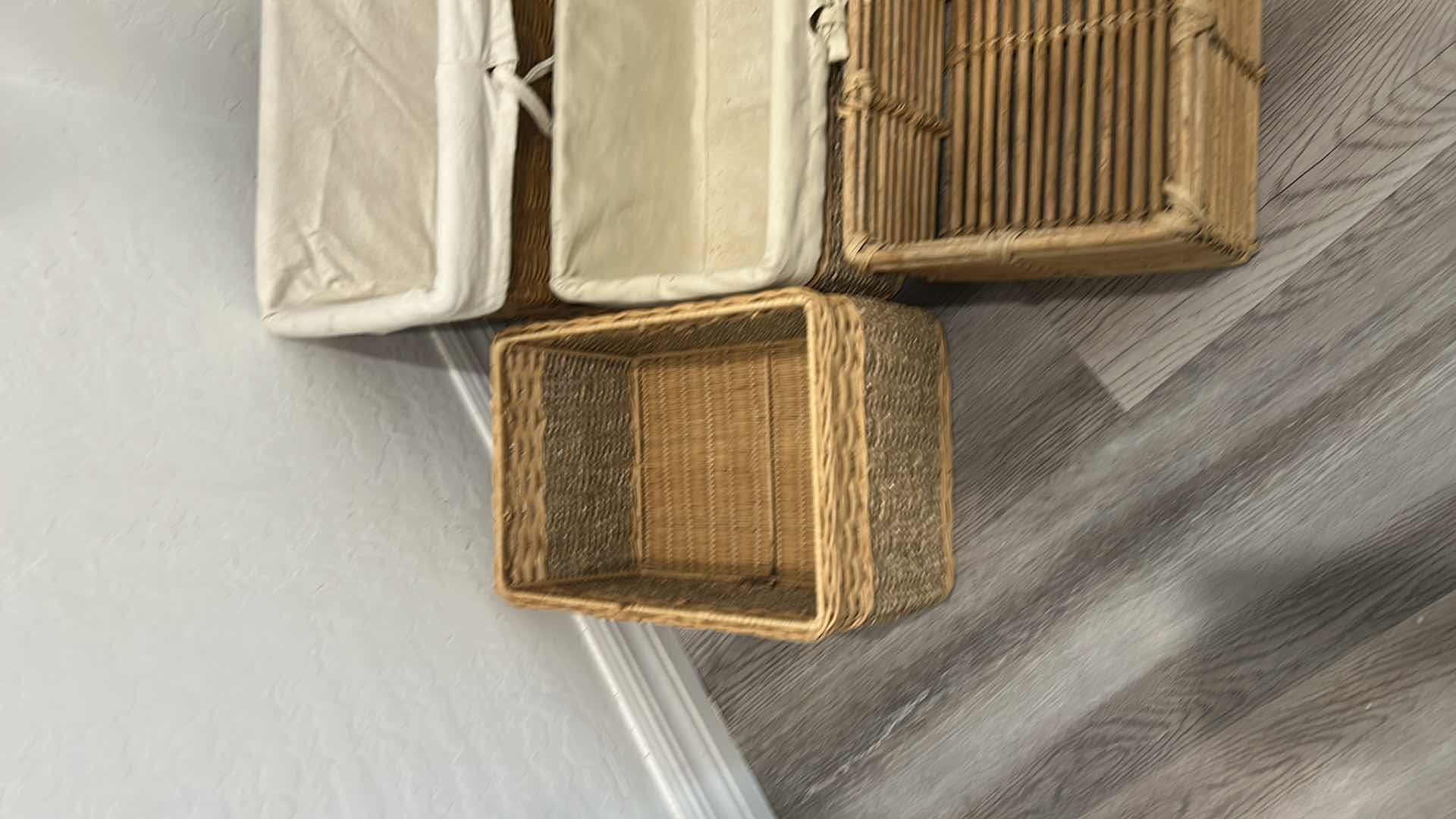 Photo 1 of 5- RATTAN BASKETS