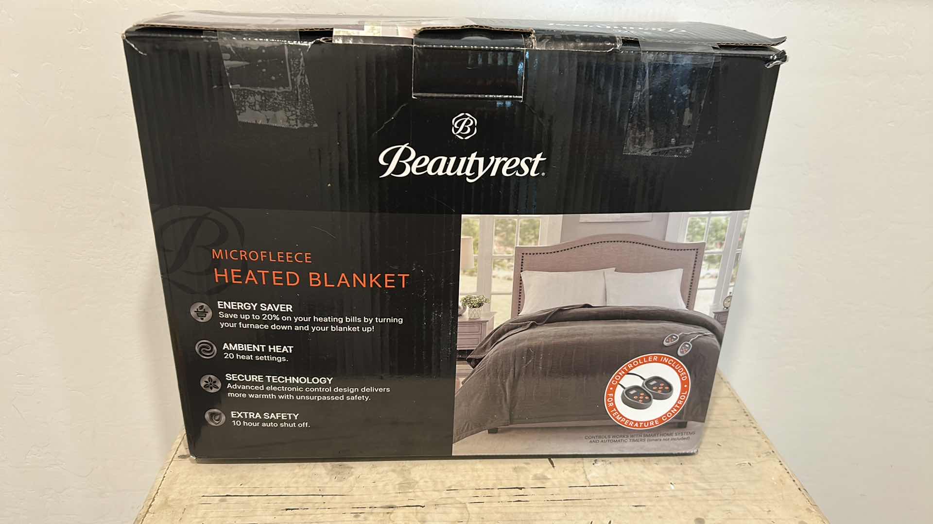 Photo 1 of BEAUTYREST MICROFLEECE HEATED BLANKET QUEEN