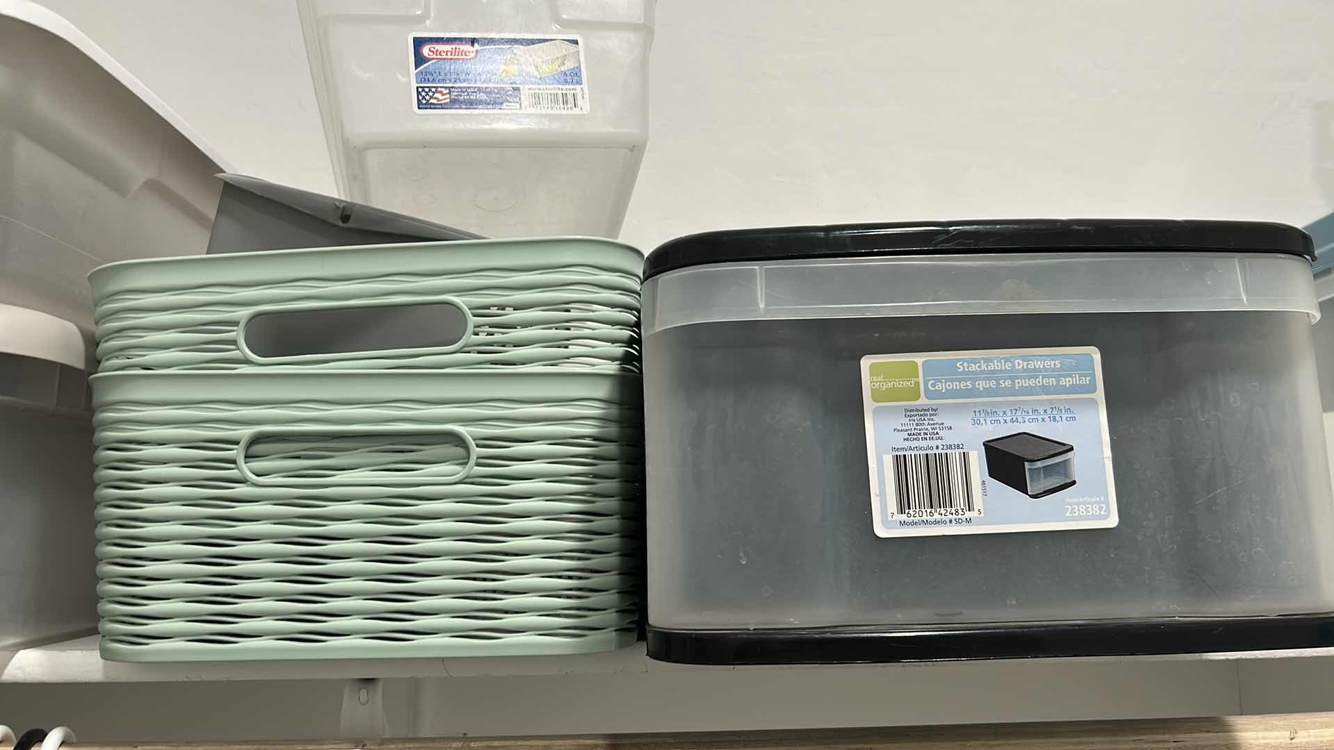 Photo 1 of 8- PLASTIC CONTAINERS