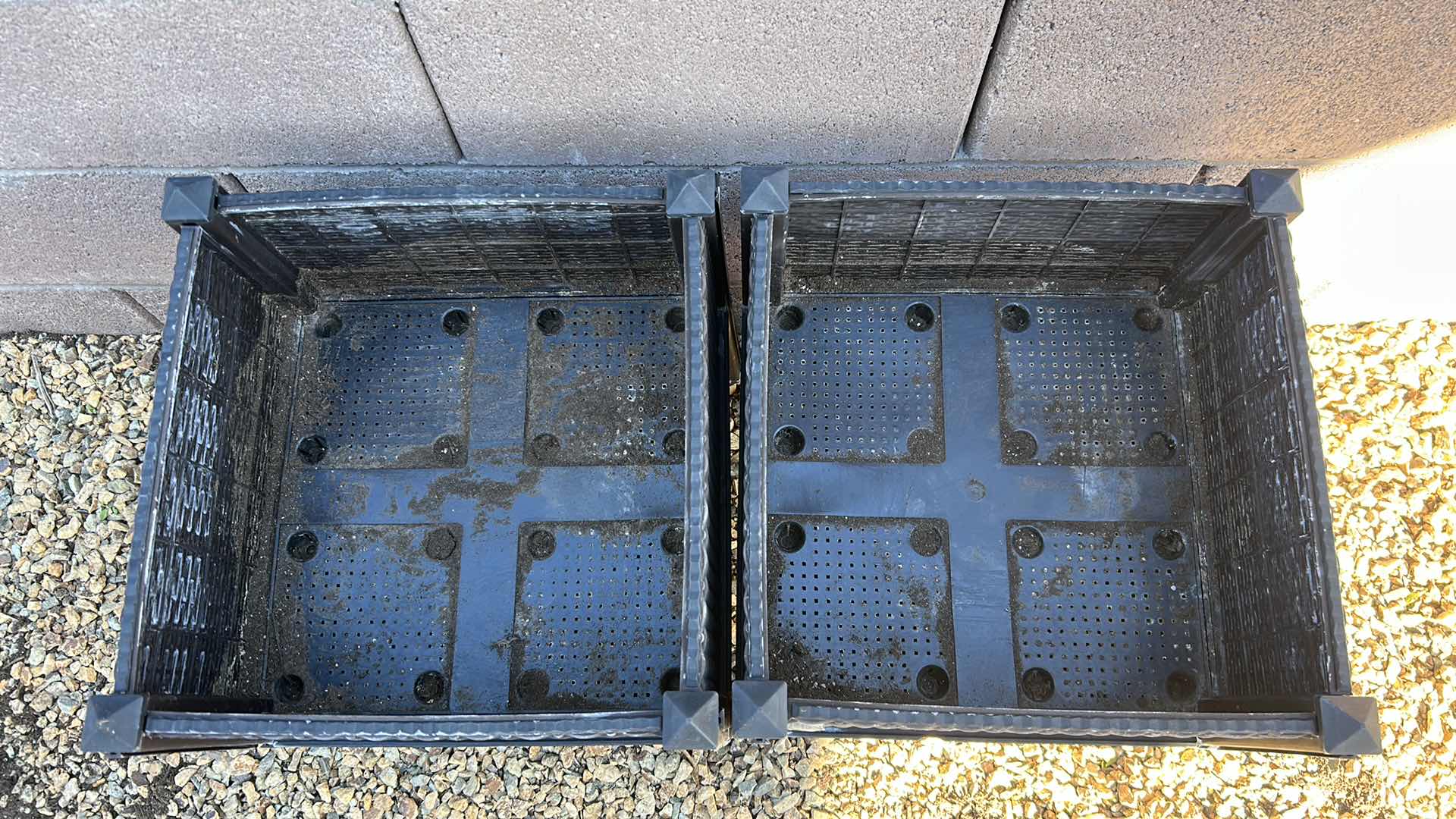 Photo 1 of 2- WICKER PLANT STANDS 16" X 14" H 16"