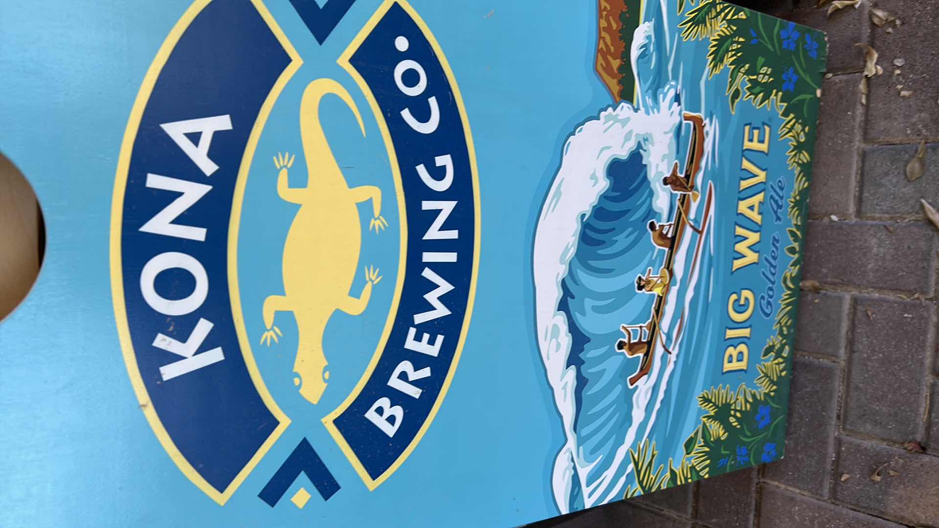 Photo 1 of KONA BREWING CO CUSTOM CORNHOLE  BOARDS W CORNHOLE BEAN BAGS