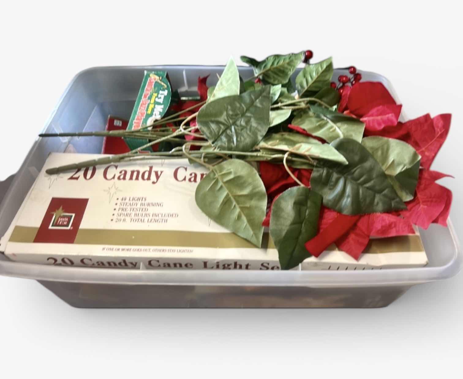 Photo 1 of BOX FULL OF HOLIDAY DECOR