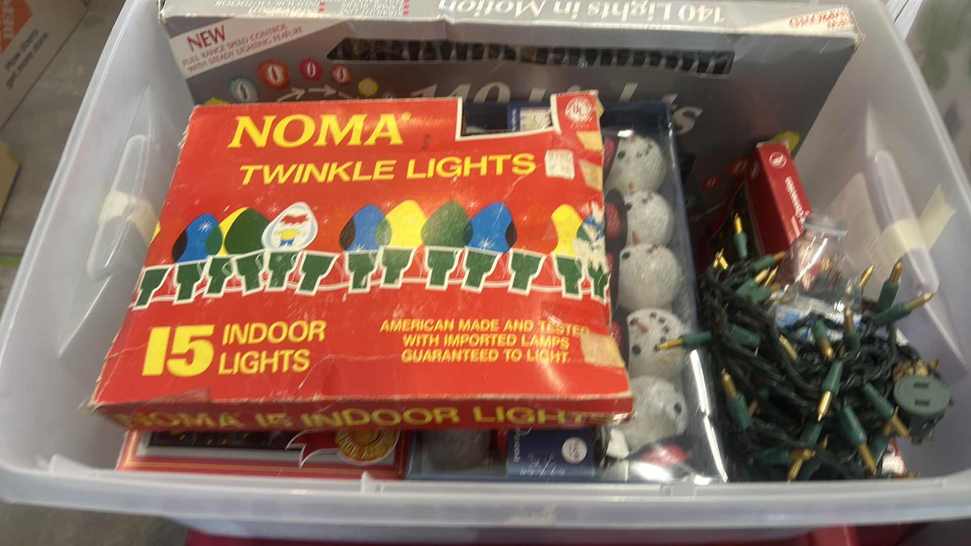 Photo 1 of BOX FULL OF HOLIDAY DECOR