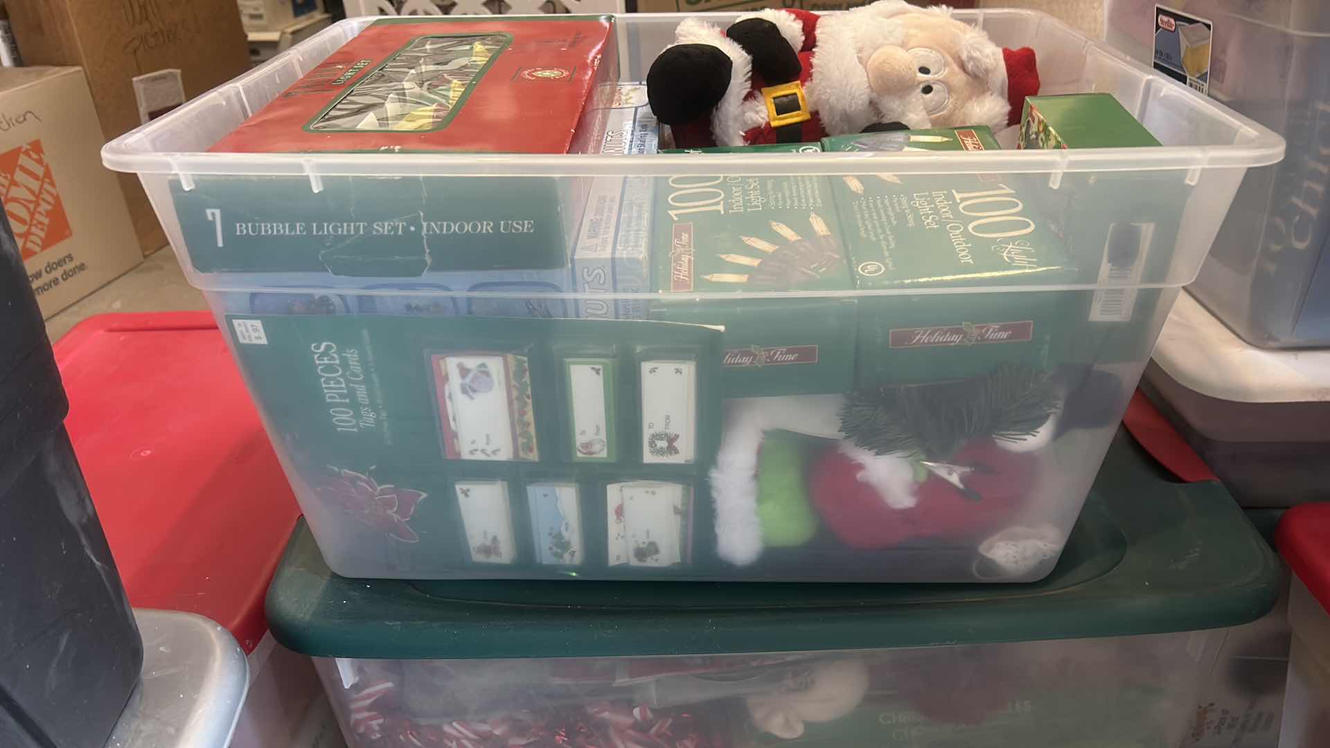 Photo 1 of BOX FULL OF HOLIDAY DECOR