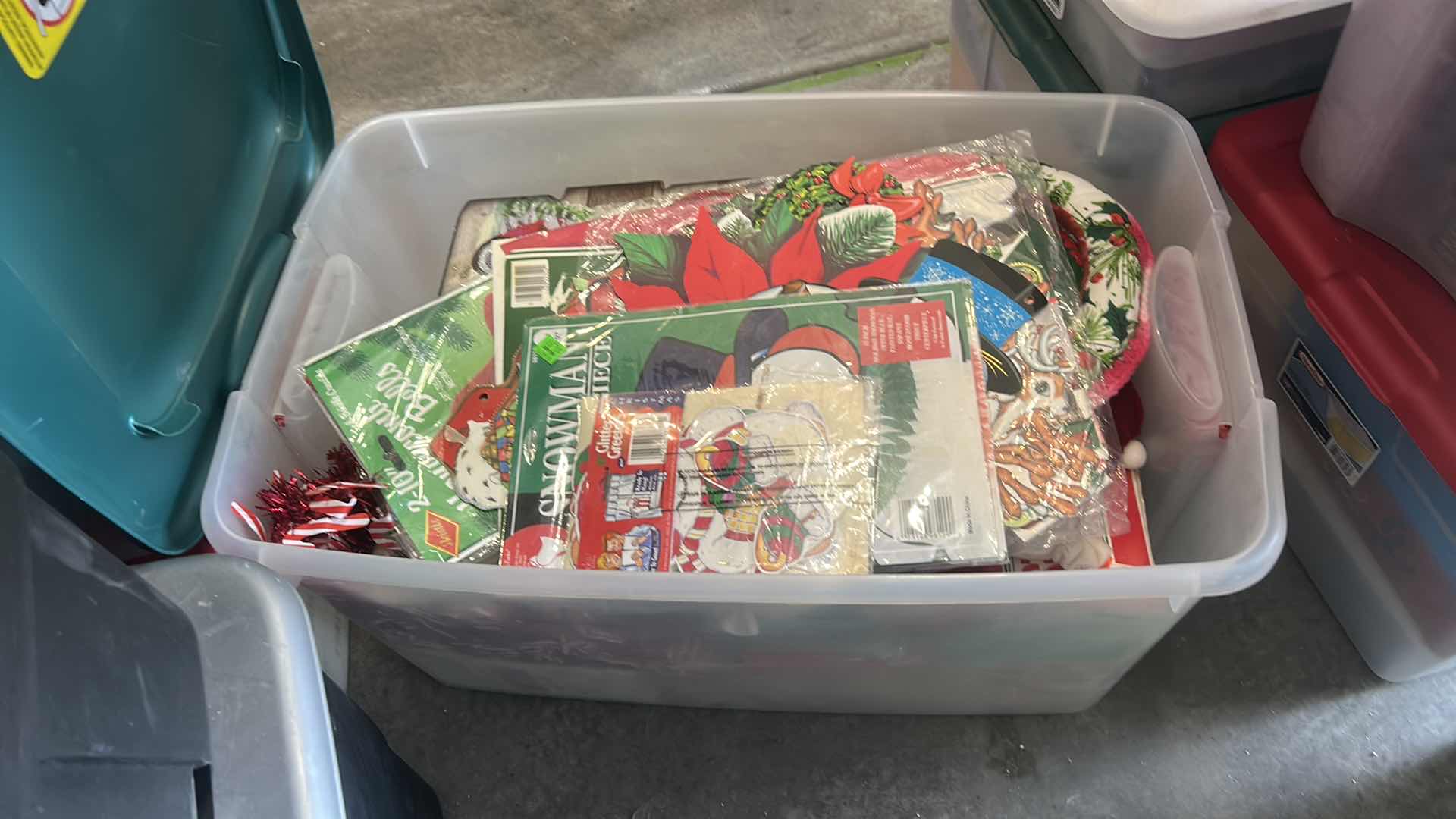 Photo 1 of BOX FULL OF HOLIDAY DECOR