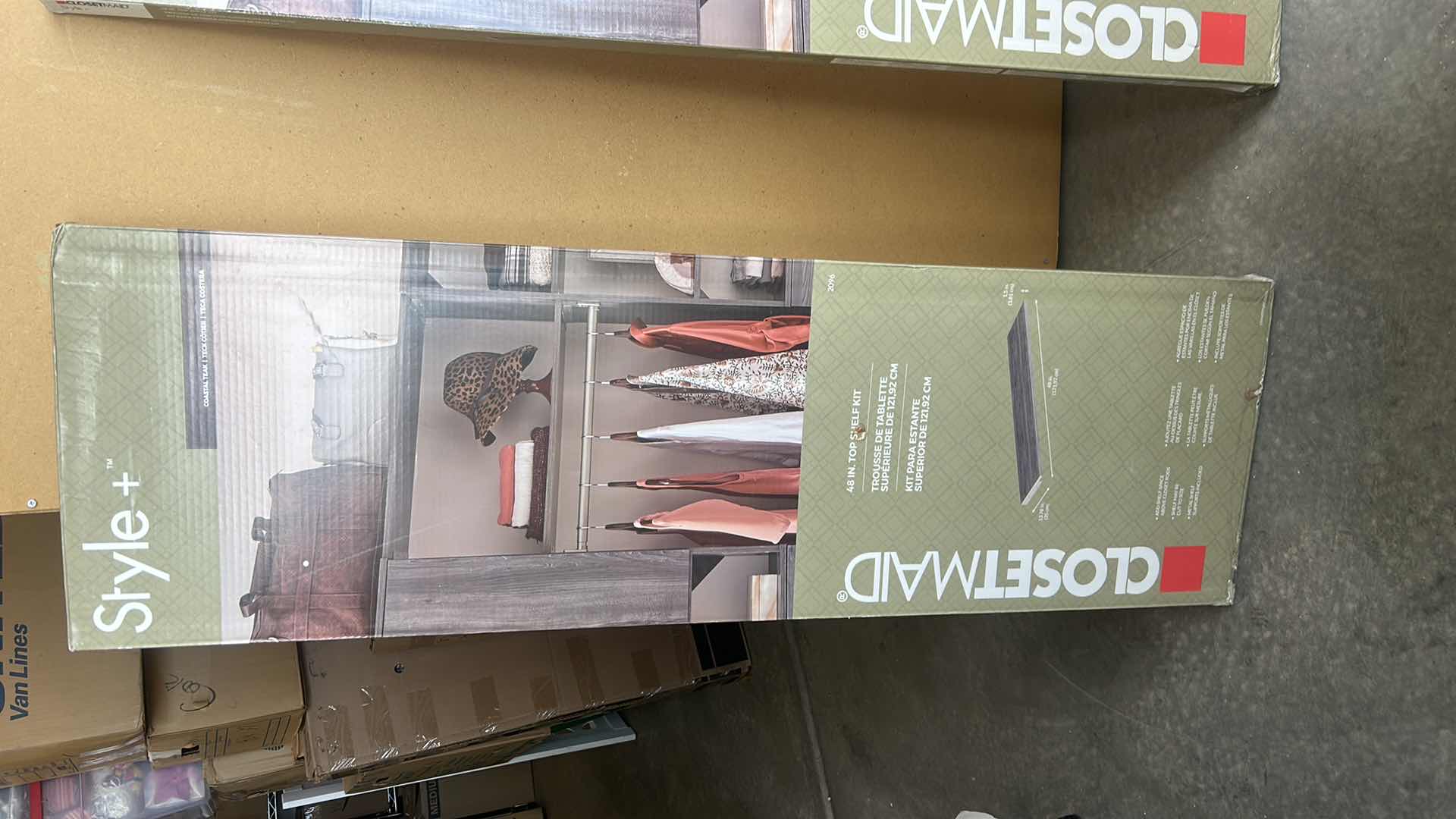 Photo 1 of NEW CLOSETMAID 48” TOP SHELF KIT