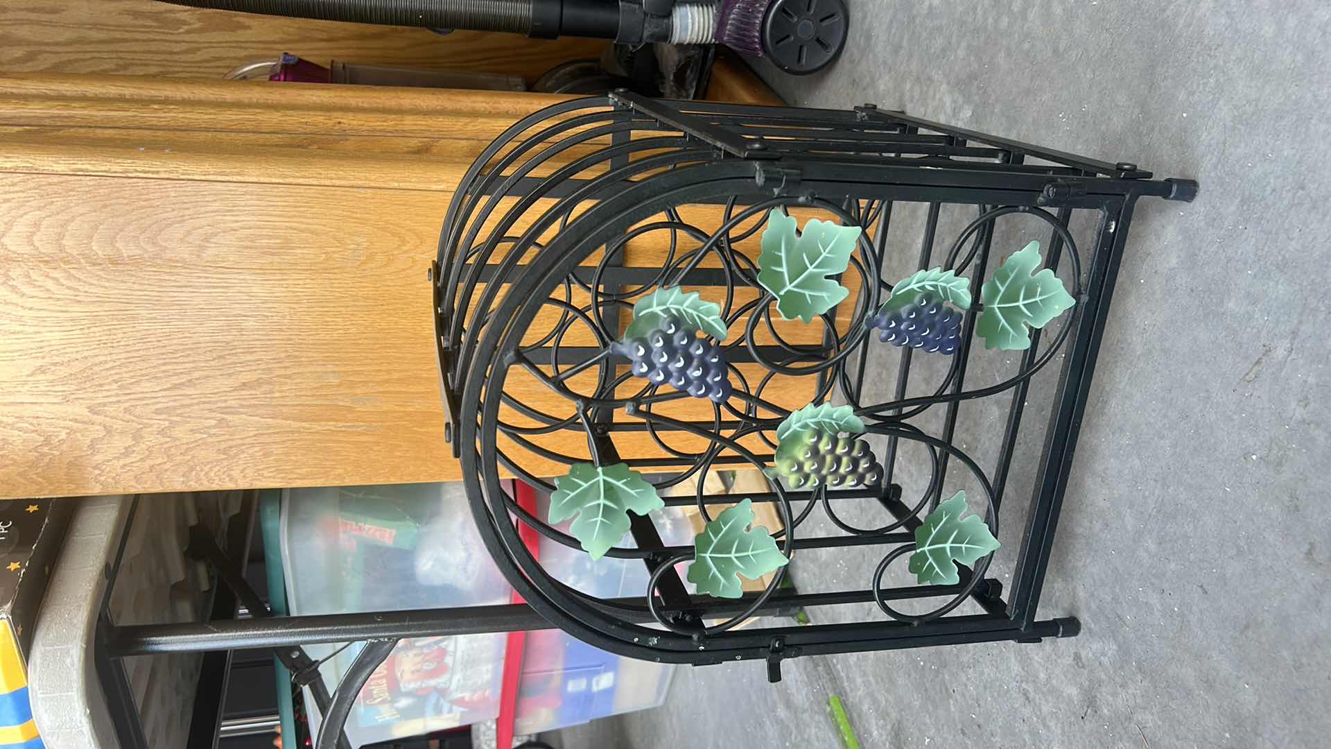 Photo 1 of METAL WINE RACK 12” x 15” x H16”