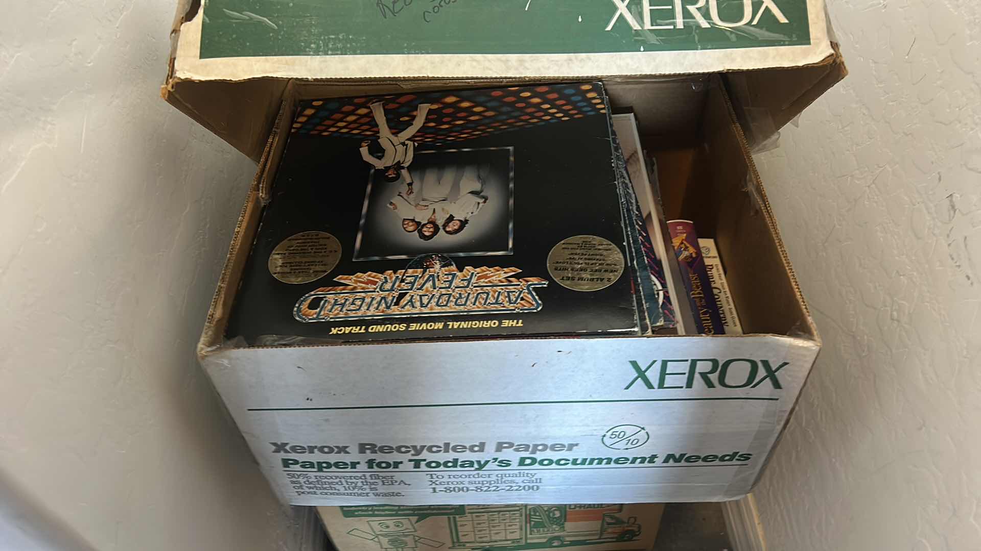 Photo 1 of BOX FULL OF RECORD ALBUMS AND DVD’s