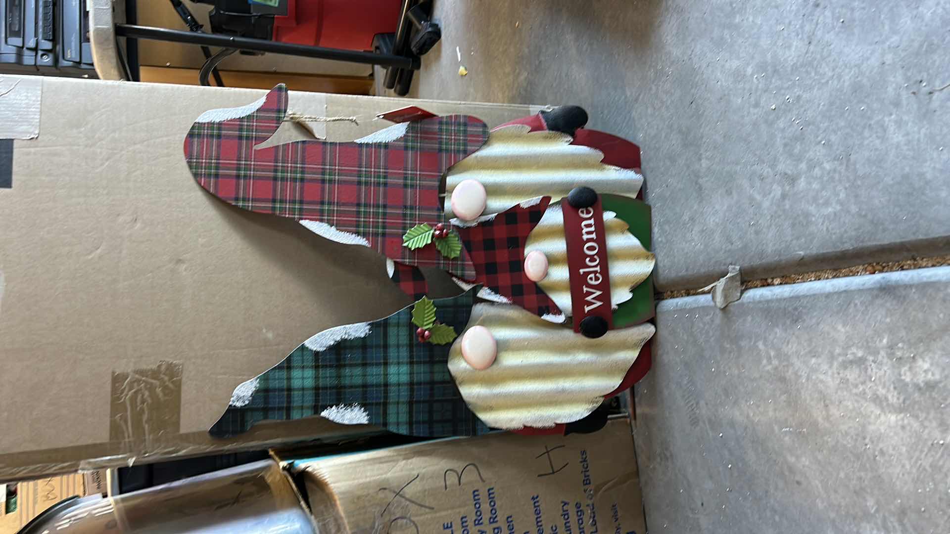 Photo 1 of METAL CHRISTMAS KNOMES OUTDOOR DECOR