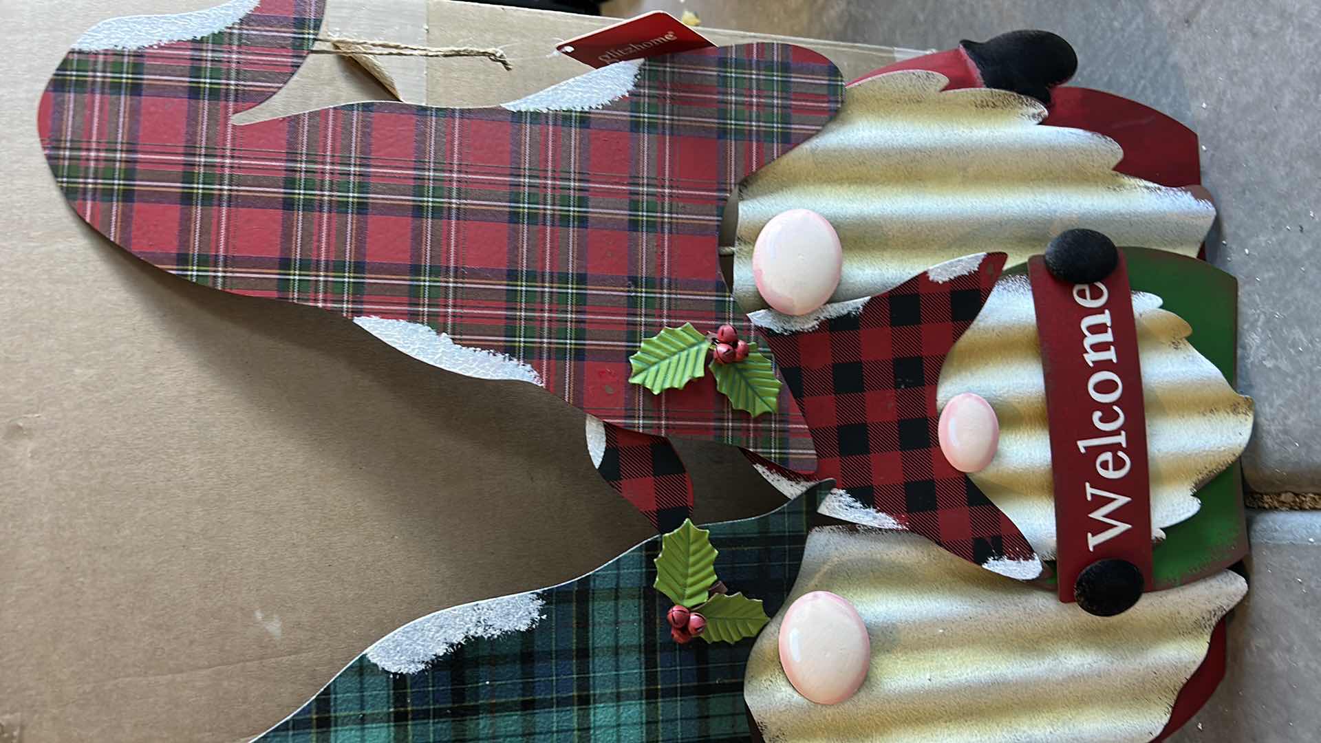 Photo 1 of METAL CHRISTMAS KNOMES OUTDOOR DECOR