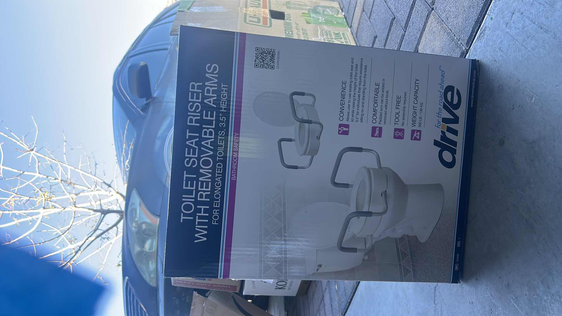 Photo 1 of NEW TOILET SEAT RISER
WITH REMOVABLE ARMS